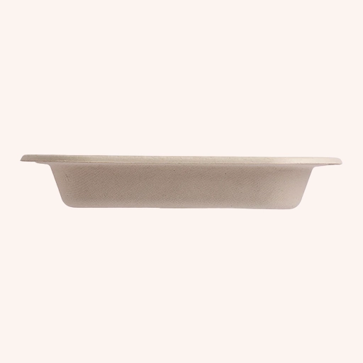 Rectangular Snack Plate Beige