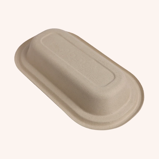 Rectangular Snack Plate Beige